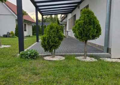 Zadaszenie tarasowe – realizacja w Tarnowskich Górach