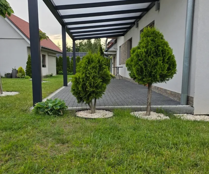 Zadaszenie tarasowe – realizacja w Tarnowskich Górach